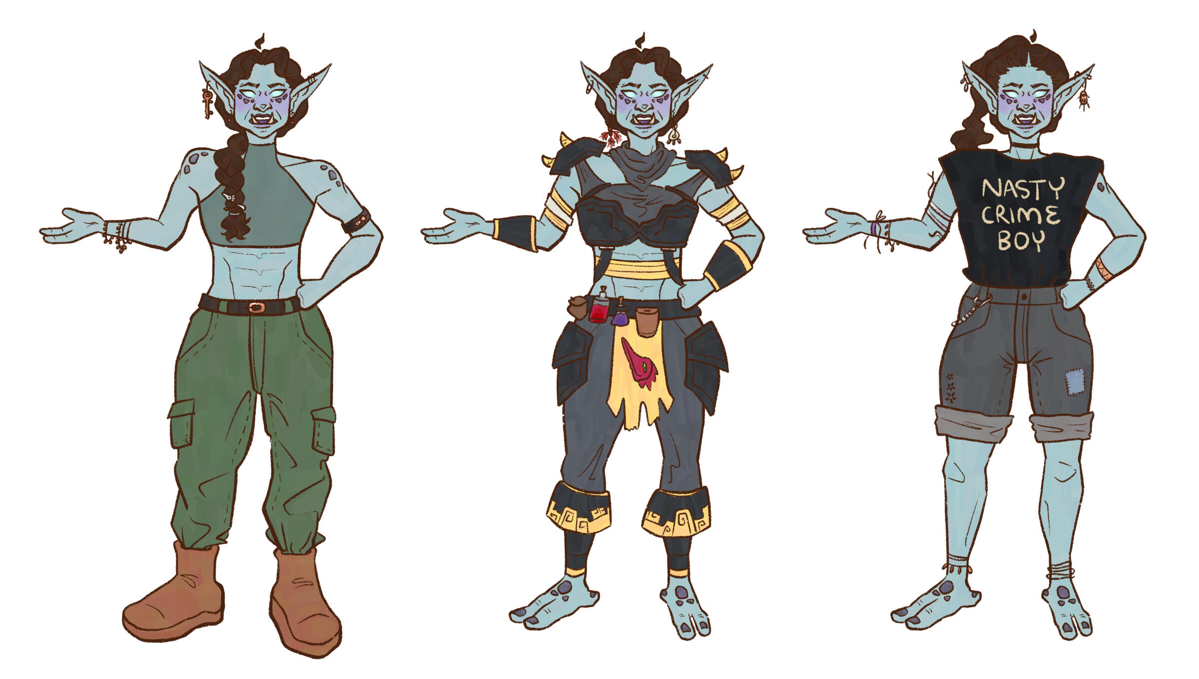 mapache outfit roundup by @kitkatkimble